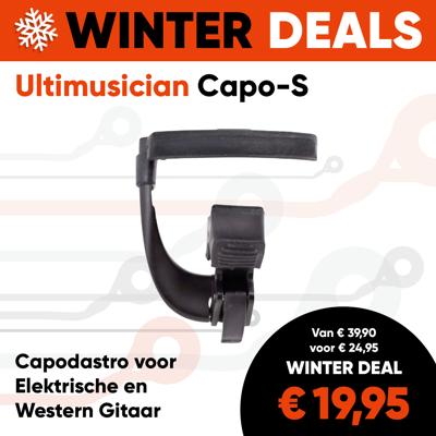 Ultimusician Capo-S Capodastro voor Elektrische en Western Gitaar - Aanbieding, op = op