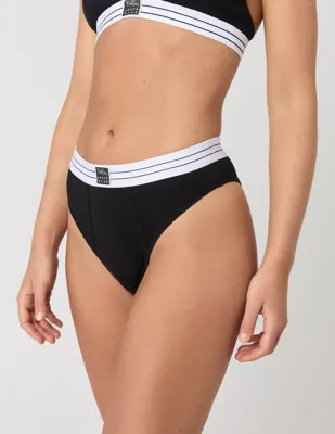 2-pack dames high leg slips - Core Brief - Taille Dames onderbroeken