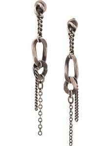 WERKSTATT:MÜNCHEN chain charm earring - Argent