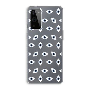 Eyes pattern: OnePlus 9 Pro Transparant Hoesje