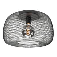 Plafondlamp Honey zwart 48cm