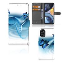 Motorola Moto G22 | Telefoonhoesje | Met pasjeshouder | Vlinders