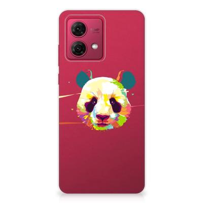Motorola Moto G84 Telefoonhoesje met Naam Panda Color Motorola Moto G84 Telefoonhoesje met Naam Panda Color