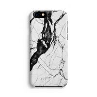 Witte marmer 2: Volledig geprint iPhone SE 2020 Hoesje