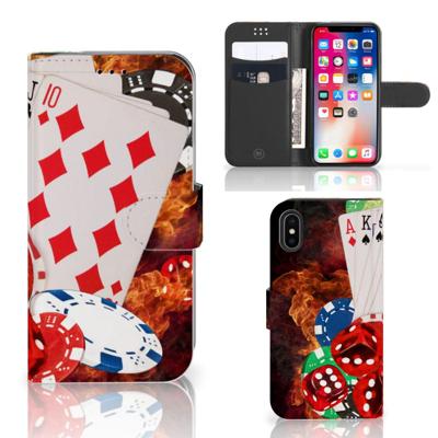 Apple iPhone X | Xs | Wallet Case | met Pasjes | Casino