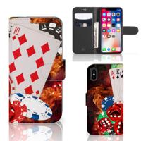 Apple iPhone X | Xs | Wallet Case | met Pasjes | Casino