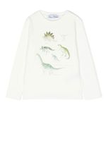 Tartine Et Chocolat sweat à motif dinosaure - Blanc