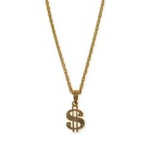 Gouden rapper amerikaanse dollar ketting