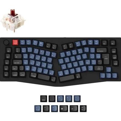 Mechanisch gamingtoetsenbord - Bruine mechanische schakelaar - KEYCHRON Q10 - ANSI - RGB-achtergrondverlichting