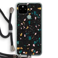 Terrazzo N°10: Pixel 5 Transparant Hoesje met koord
