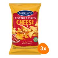 Santa Maria - Tortilla Chips Cheese - 3x 475g