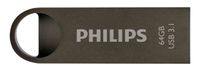 Philips Moon edition 3.1 USB flash drive 64 GB USB Type-A 3.2 Gen 1 (3.1 Gen 1) Grijs - thumbnail