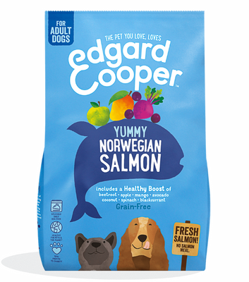 Edgard & Cooper Hond Zalm 12kg grote brok