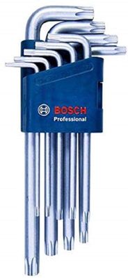Bosch Blauw 1600A01TH4 | hoeksleutelset | 9 Delig | Torx - 1600A01TH4