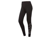 Kappa Dames leggings, met katoen (M, Zwart) - thumbnail