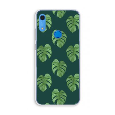 Monstera leaves: Huawei Y6s Transparant Hoesje