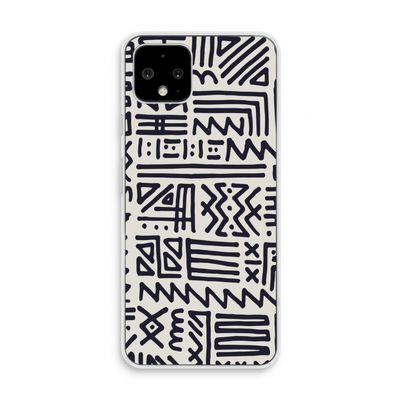 Marrakech print: Pixel 4 Transparant Hoesje