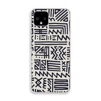 Marrakech print: Pixel 4 Transparant Hoesje