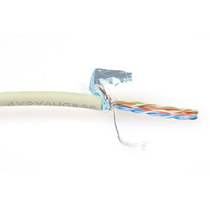 F/UTP kabel CAT5e op rol 100 meter ivoor LSZH soepel