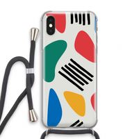 Illustratieve pop 1: iPhone XS Transparant Hoesje met koord