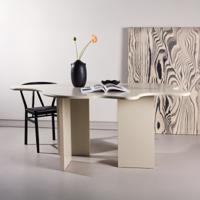 Nohr Organische Eettafel 'Arlis' 190 x 123cm, kleur Beige