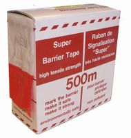 Afzetlint afbakeningslint rood-wit doos 500 meter