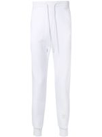 Thom Browne pantalon de jogging à détail rayé - Blanc