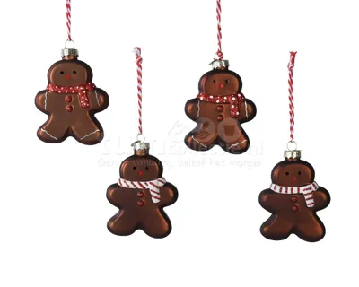 Kerstornament Gingerbread Poppetje Assorti 1st