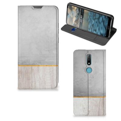 Nokia 2.4 Book | Wallet Case | Wood Concrete