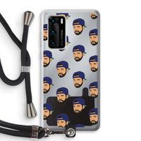 Drake Away: Huawei P40 Transparant Hoesje met koord