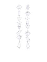 Swarovski boucles d'oreilles Mesmera à ornements en cristal - Argent