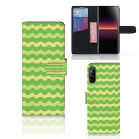 Sony Xperia L4 Telefoon Hoesje Waves Green