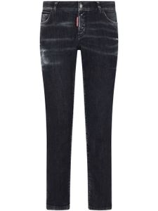 DSQUARED2 jean slim à effet usé - Noir