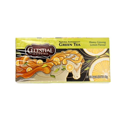 Celestial Season Honey lemon ginseng green tea 20 Zakjes