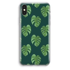 Monstera leaves: iPhone XS Max Transparant Hoesje