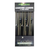 Korda Leadcore Leader Ring Swivel 3st Gravel Brown