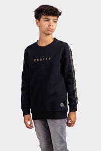 Cruyff Gamer Crewneck Kids Zwart/Goud - Maat 128 - Kleur: Zwart | Soccerfanshop