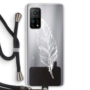 Pluim: Xiaomi Mi 10T 5G Transparant Hoesje met koord
