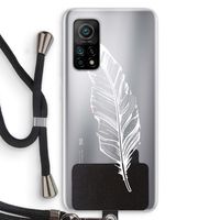 Pluim: Xiaomi Mi 10T 5G Transparant Hoesje met koord