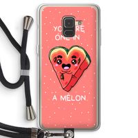 One In A Melon: Samsung Galaxy A8 (2018) Transparant Hoesje met koord