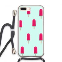 Waterijsje: iPhone 7 PLUS Transparant Hoesje met koord