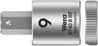 Wera 8740 B HF Binnenzeskant Zyklop Bitdop met 3/8"-aandrijving met vasthoudfunctie, 9,0 x 38,5 mm - 1 stuk(s) - 05003041001