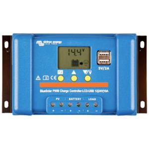 Victron Energy Blue-Solar PWM-LCD&USB Laadregelaar voor zonne-energie PWM 12 V, 24 V 20 A