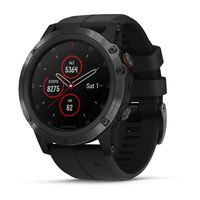 Garmin fēnix 5X Plus Sapphire - zwart met zwarte band smartwatch 51 mm - thumbnail