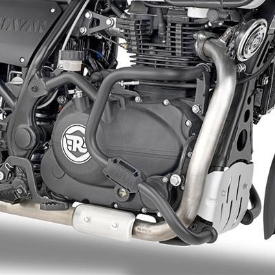 GIVI Valbeugel, Valbeugels voor de moto, TN9050 Zwart gepoedercoat staal onderzijde