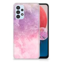 Smartphone hoesje Samsung Galaxy A13 4G Pink Purple Paint