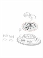 Grijze kap met hendel cc ng 25/50/75 Velda - Velda