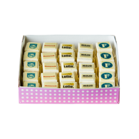 Petit Fours Wit Actie doos á 25 stuks met gratis logo