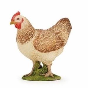 Papo boerderijdier kip - plastic - 14.5 cm - speelgoed figuur