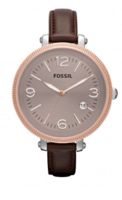 Horlogeband Fossil ES3132 Leder Bruin 12mm - thumbnail